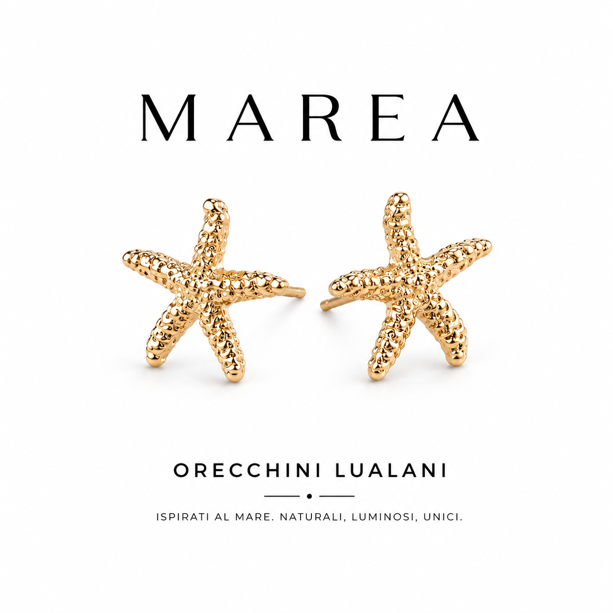 Orecchini Lualani™ – Stella Marina Dorata
